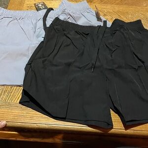 Black and Gray Men's Shorts